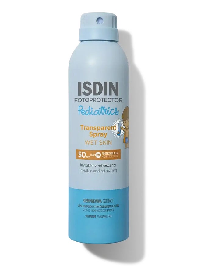 Fotoprotector Pediatrics Wet Skin Spray Spf 50+ [250Ml] – Child-Safe Body Sunscreen Spray With Cooling Effect For Use On Wet Or Dry Skin