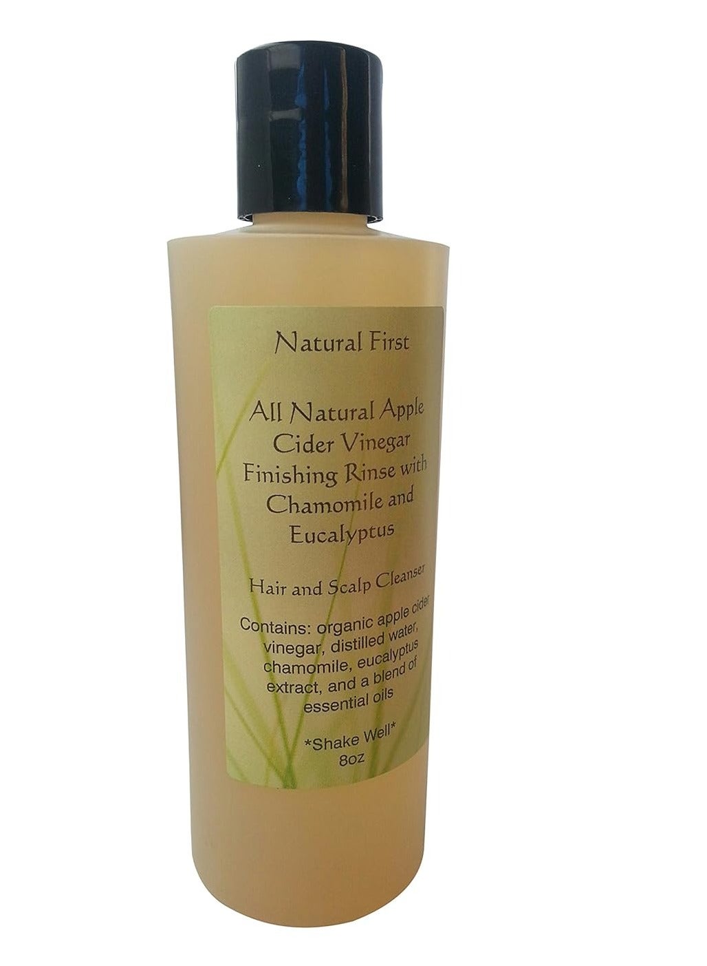 Natural First Organic Apple Cider Vinegar Finishing Rinse w/Chamomile & Eucalyptus 8oz