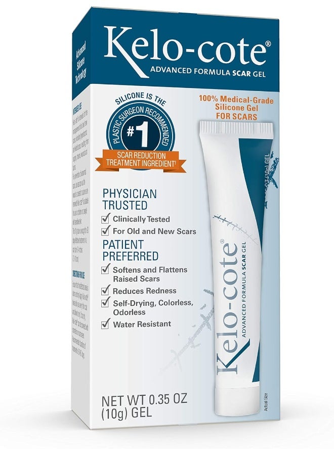 Kelo-Cote Advanced Formula Scar Gel, 10 Grams