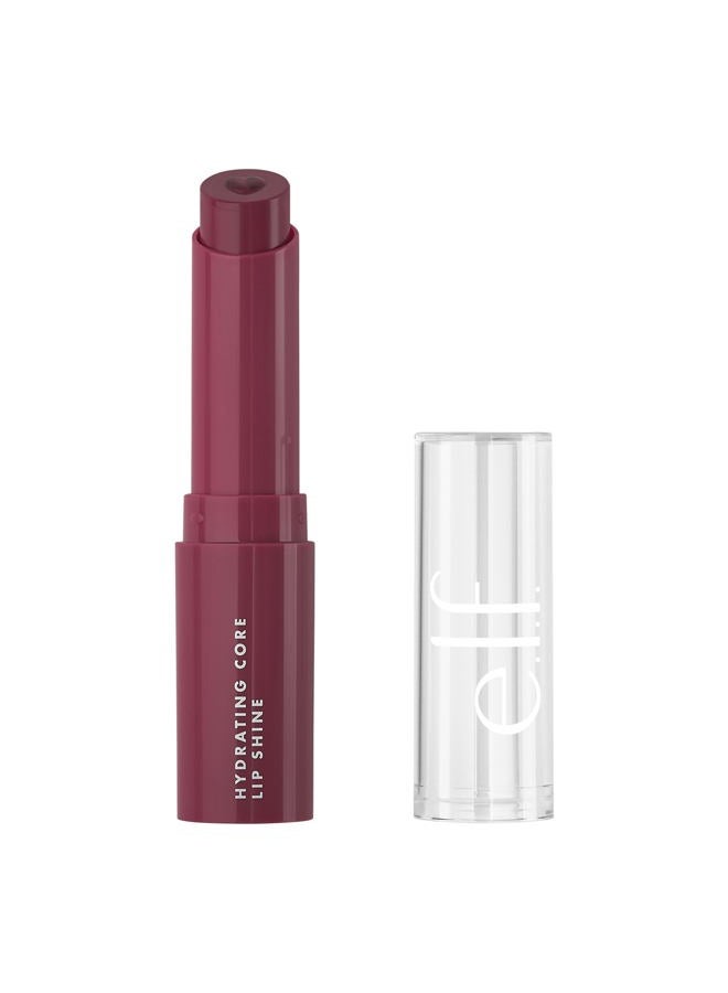 Hydrating Core Lip Shine, Conditioning & Nourishing Lip Balm, Sheer Color Tinted Chapstick, Delightful, 0.09 Oz