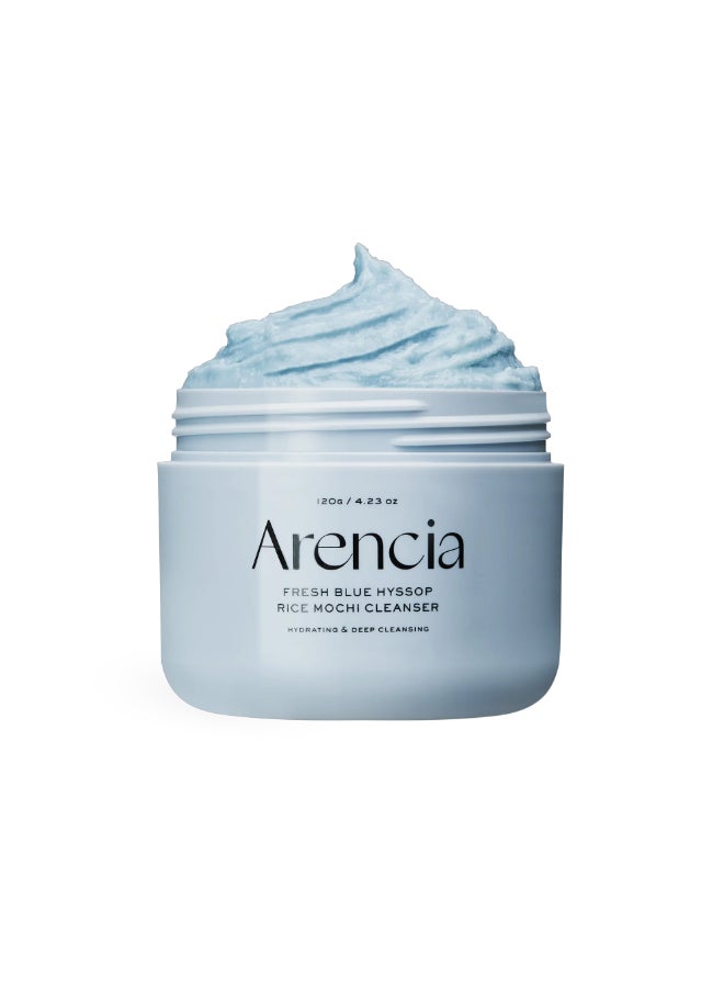 Hyssop Brightening & Deep-Cleansing Face Scrub & Exfoliator - All Skin Types, For Sebaceous Filaments & Blackheads (120g)