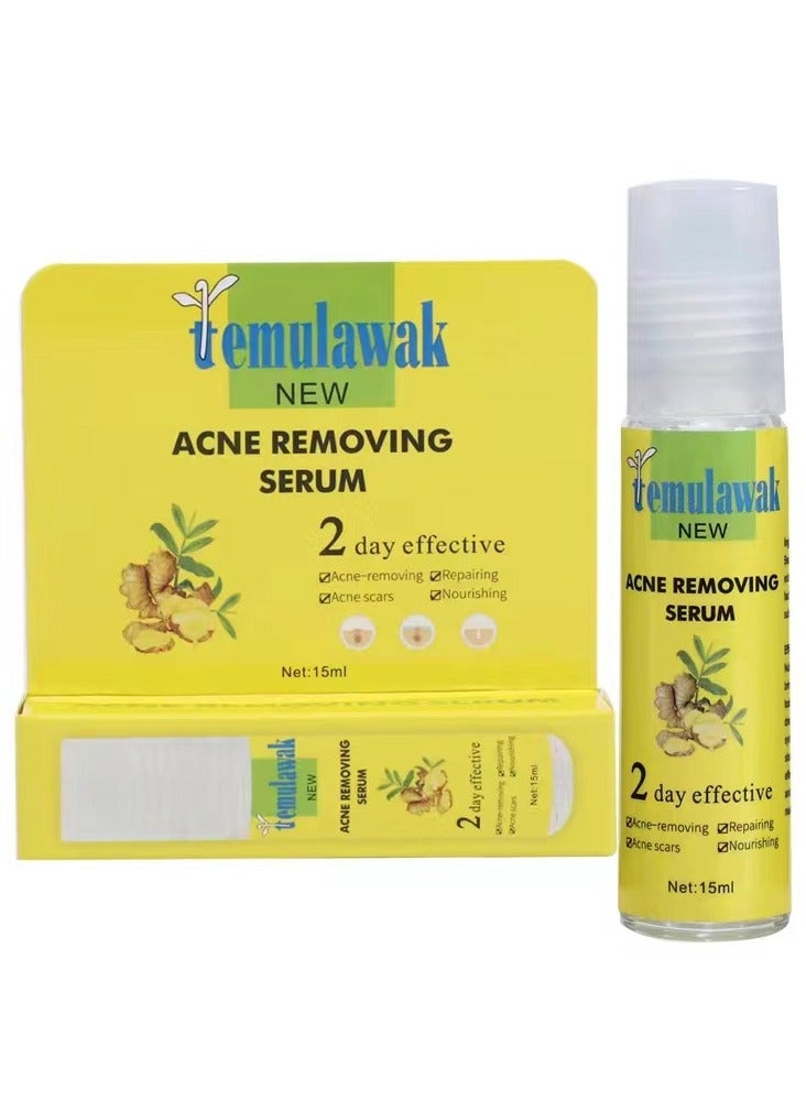 2 Days Effective Temulawak Organic Facial Skin Care Acne Spots Clearing Skin Soothing Scar Fading Anti Acne Serum