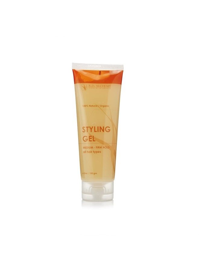 RD Alchemy - 100% Natural & Organic Styling Gel. Natural Hair Gel for Men and Women + Curly Hair or Flat Hair. Hold Styles, Boost Volume & Thickness with Light - Medium Hold