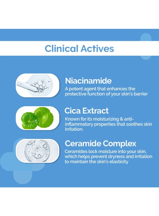 The Derma Co 2% Niacinamide Gentle Skin Cleanser for Sensitive, Dry, Normal Skin - 125 ml Non-Irritant | 100% Soap-Free | Non-Oil Stripping | Gently Cleanses Makeup - image 6