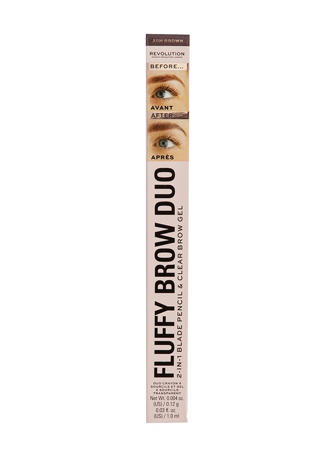 Makeup Revolution Fluffy Brow Filter Duo Ash Brown