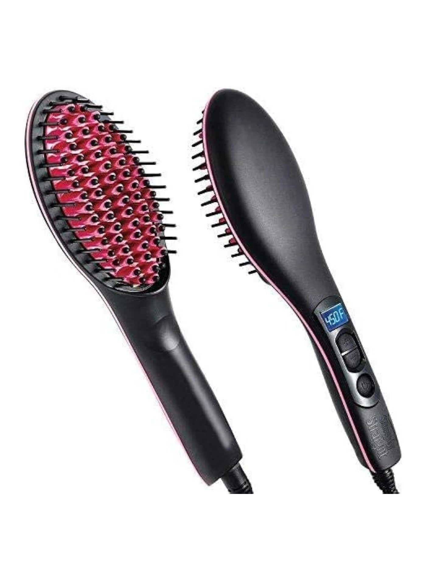 ELTERAZONE Simply Straight Hair Straightening Brush SHS-2062B – Hair Straightening Comb with LCD Display, Temperature Control