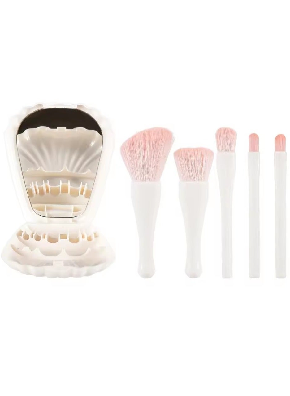 Glitter mirror makeup brush for girls, small, small, cute, rocking sound, beauty, makeup, students, new, blogger recommended