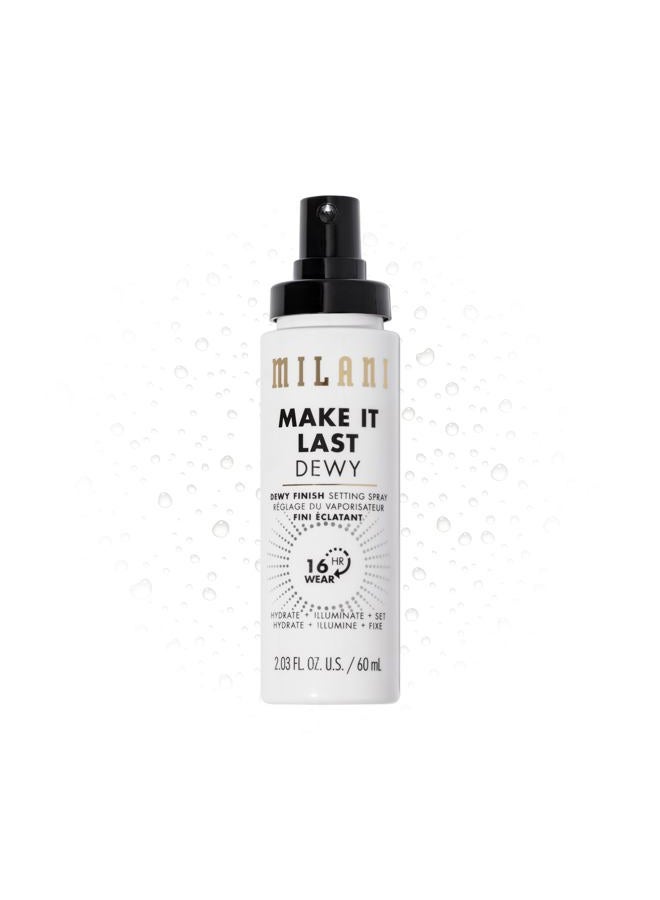 Make It Dewy Setting Spray 3 in 1- Hydrate + Illuminate + Set (2.03 Fl. Oz.) Makeup Finishing Spray - Makeup Primer & Hydrating Setting Spray