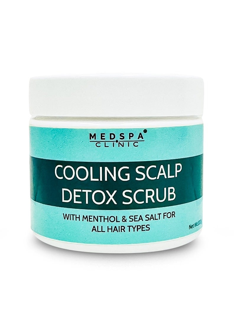 Cooling Scalp Detox Scrub with Menthol and Sea Salt, All Hair Types 300G
