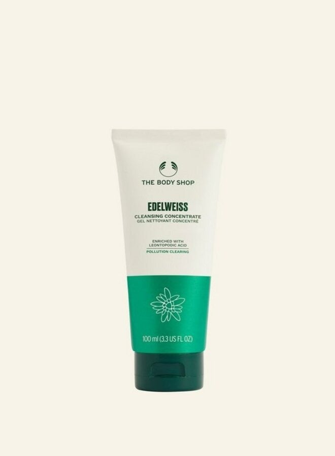 Edelweiss Cleansing Concentrate – Daily Face Cleanser for All Skin Types | Purifies, Renews & Awakens Skin | Enriched with Antioxidant Edelweiss, 100 ml