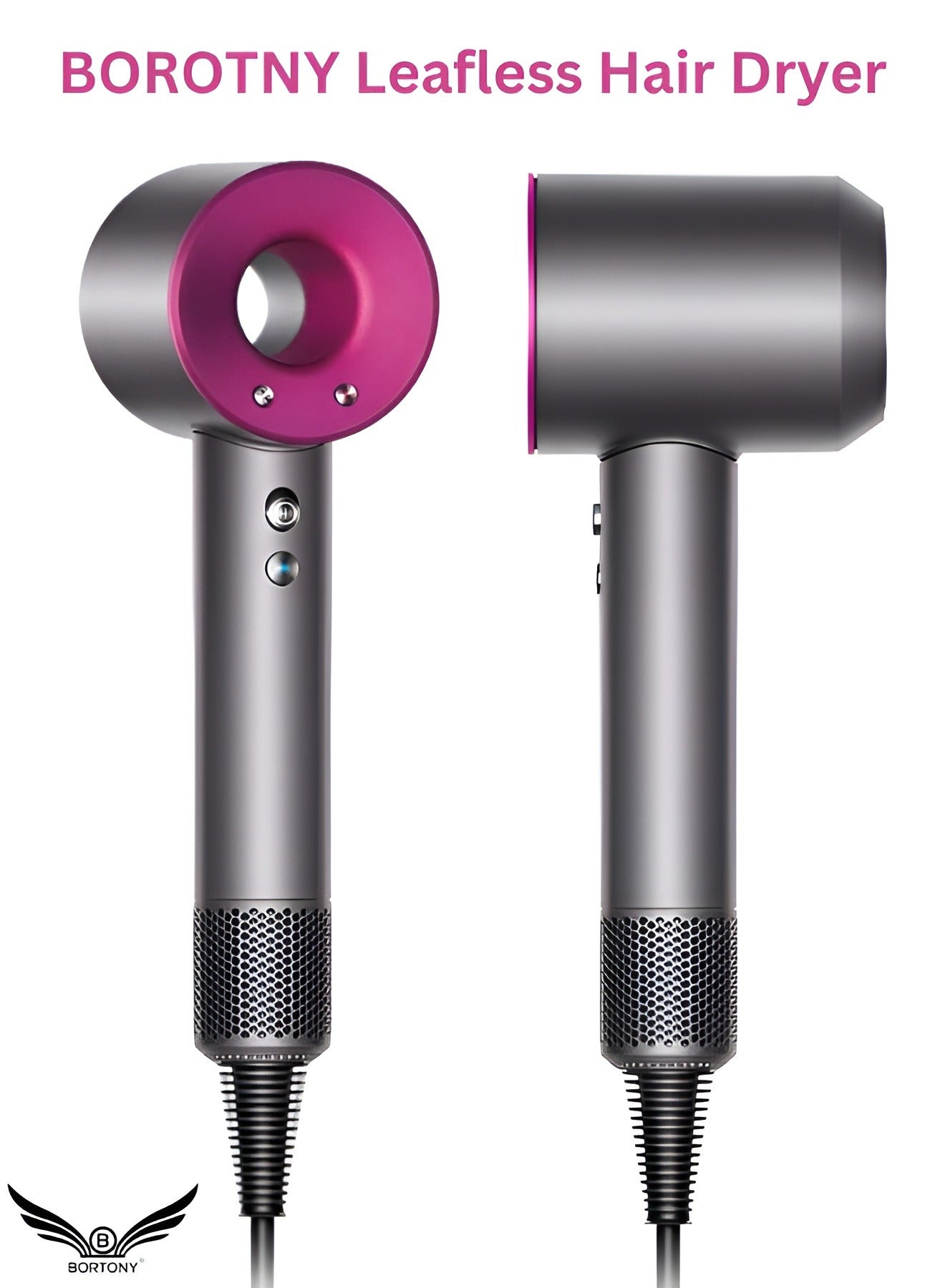 Hair Dryer Multi-Functional Hair Dryer Leafless Supersonic Hair Dryer Personal Hair Care Styling Negative Ion Tool Constant Anion Electric Hair Dryer