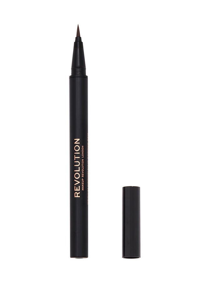 Makeup Revolution Hair Stroke Brow Pen Medium Brown