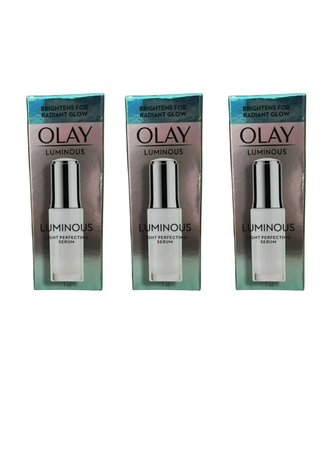 Luminous Light Perfecting Essence Olay Serum Reduce Dark Circles 7 ml 3 pcs