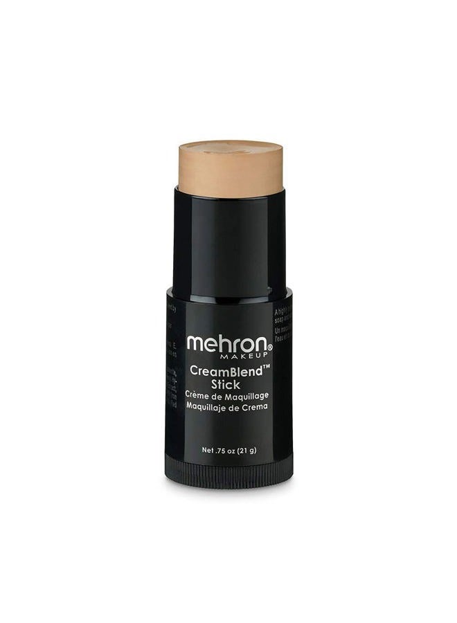 Makeup CreamBlend Stick | Face Paint, Body Paint, & Foundation Cream Makeup | Perfect for Halloween .75 oz (21 g) (Medium 1)