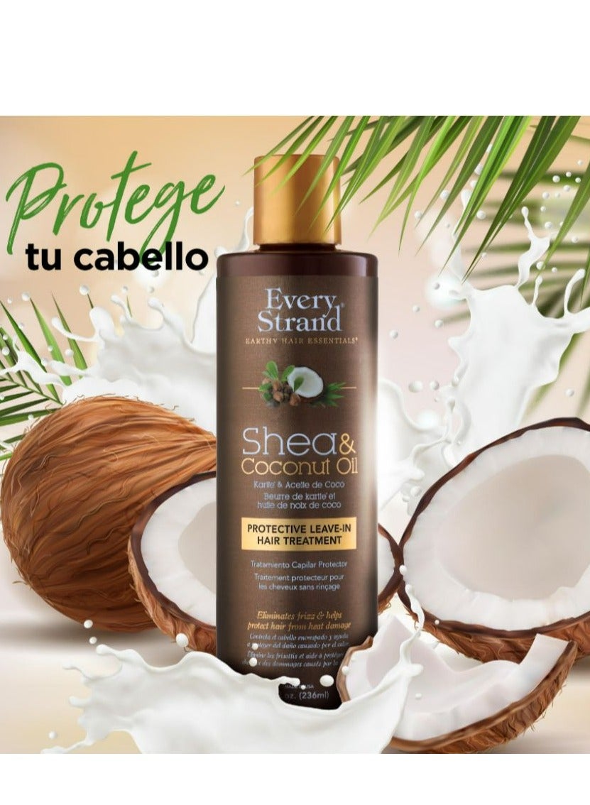 Protective Leave-In Hair Treatment with Shea and Coconut Oil 236 ML