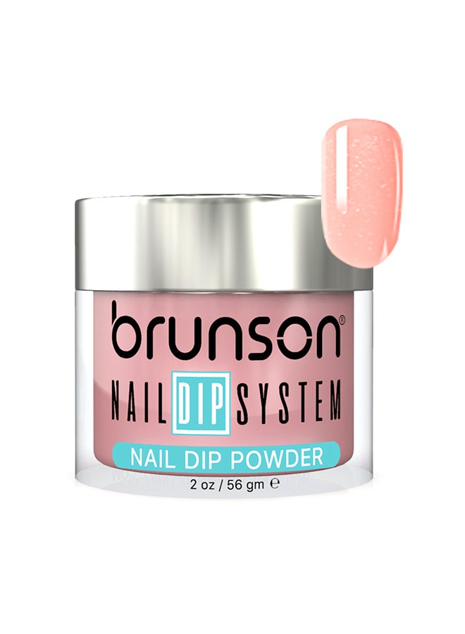 Nail Dip Powder Dip And Buff System Color 56gm, French Nail Art Starter Manicure Salon DIY At Home Odor Free And Long Lasting No Needed Nail Lamp Curing BDK037