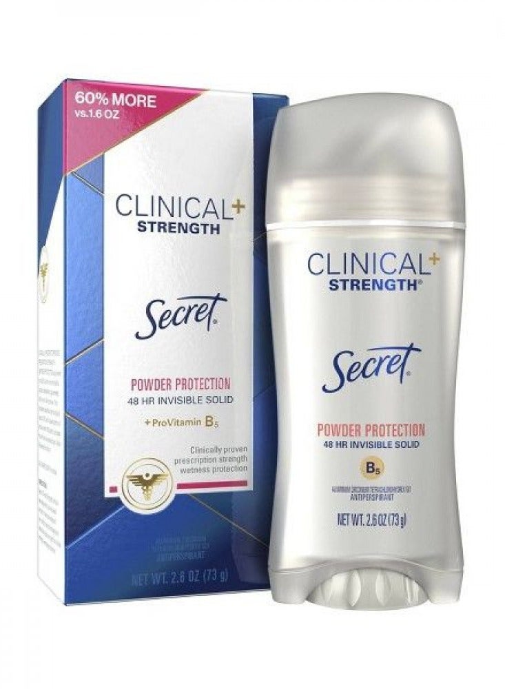 Desodorant Secret Clinical Invisible Solid Powder Protection 45g