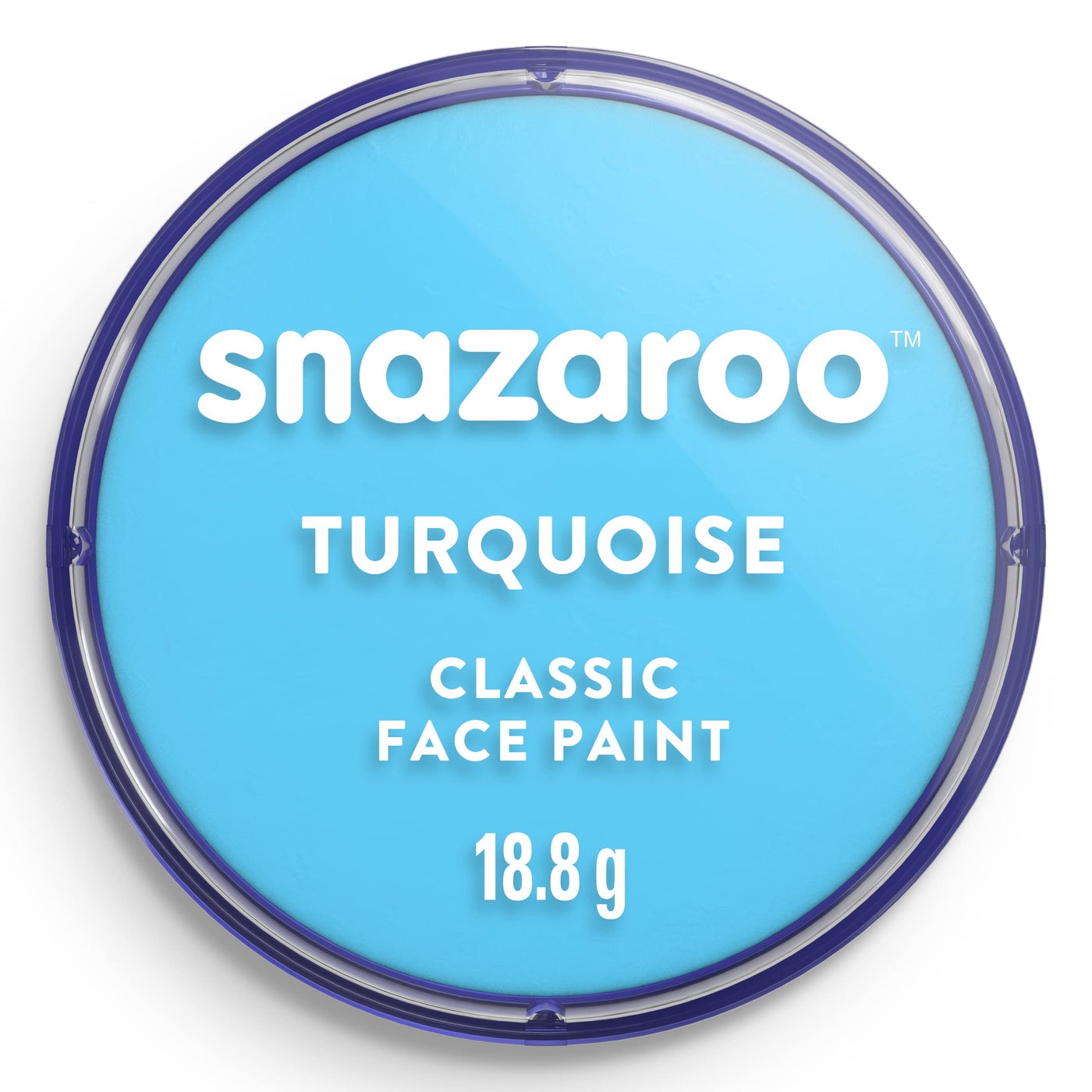 Snazaroo Classic Face and Body Paint, 18.8g (0.66-oz) Pot, Turquoise