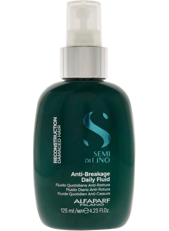 Semi Di Lino Reconstruction Anti-Breakage Daily Fluid 125ml | Leave-In Treatment for Damaged Hair, Strengthens Hair Fibers, Reduces Breakage And Improves Elasticity