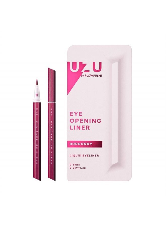 Flowfushi UZU Eye Opening Liner Liquid Eyeliner (Burgundy)