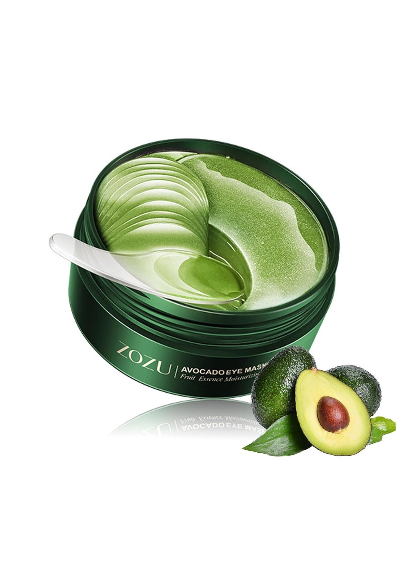 Avocado Eye Mask 60 Pcs, Under Eye Patches for Dark Circles and Puffiness, Moisturizing Nourishing Eye Treatment Mask, Moisturizing and improving eye skin dryness