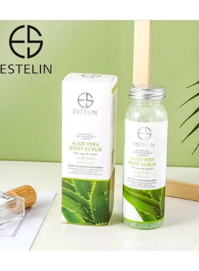 Exfoliating Bath Salt Moisturizing Aloe Vera Body Scrub 200 g