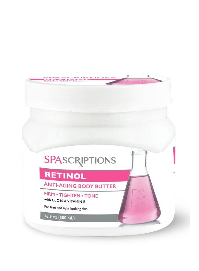 Retinol Antiaging Body Butter With Coq10 And Vitamin E Antioxidants 16.9 Oz