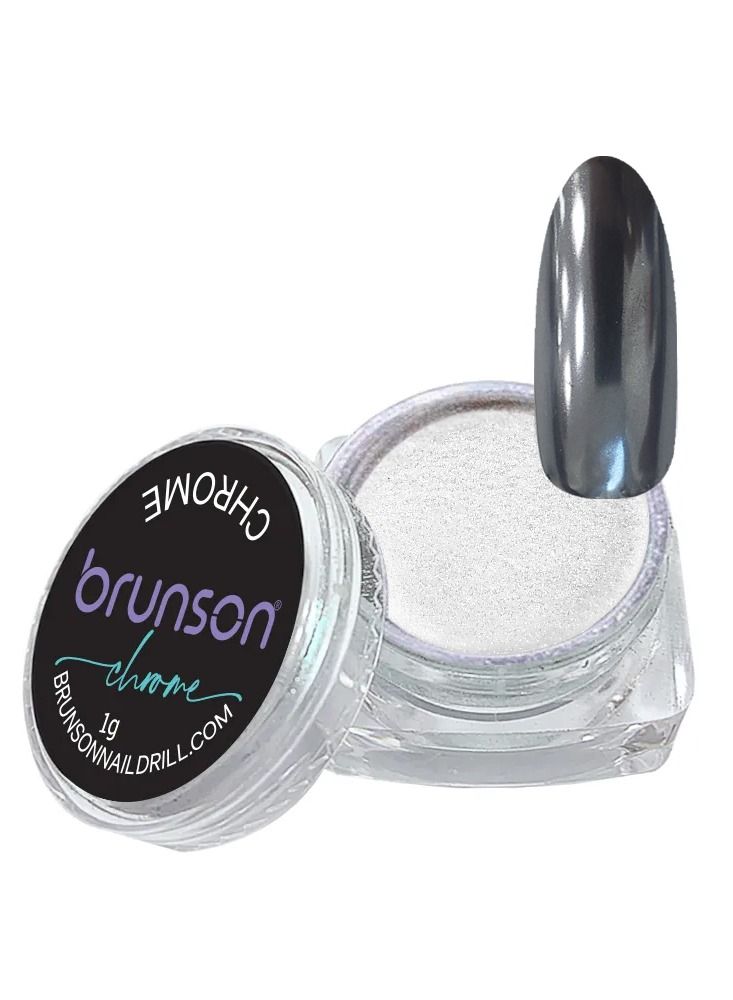 Chrome Nail Powder Mirror Nail Powder, Metallic Nail Powder Holographic Mirror Effect Nail Art Decoration Manicure Pigment C-20