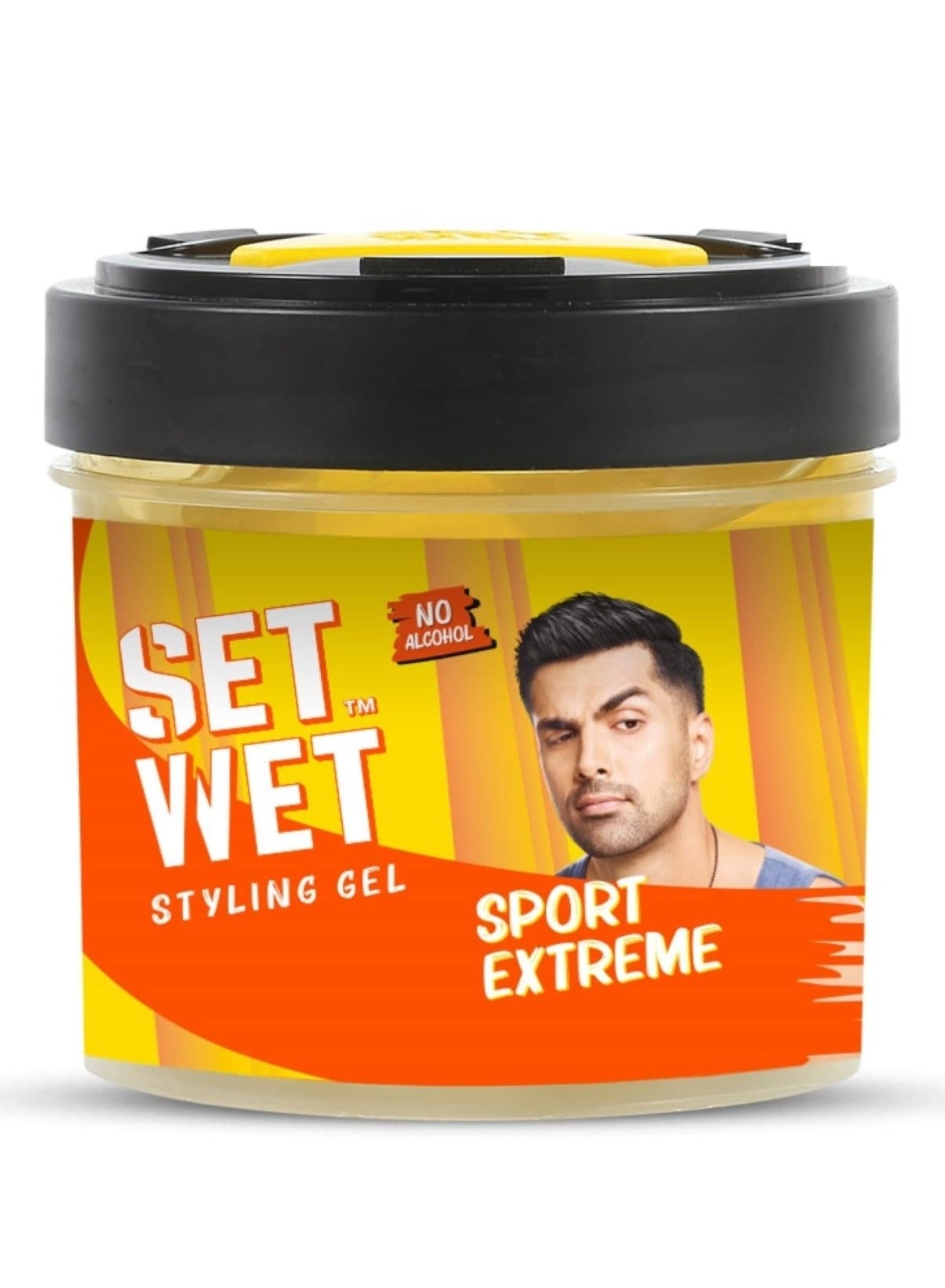 Styling Hair Gel for Men Sport Extreme 250gm Extreme Hold High Shine For Short to Medium Hair No Sulphate