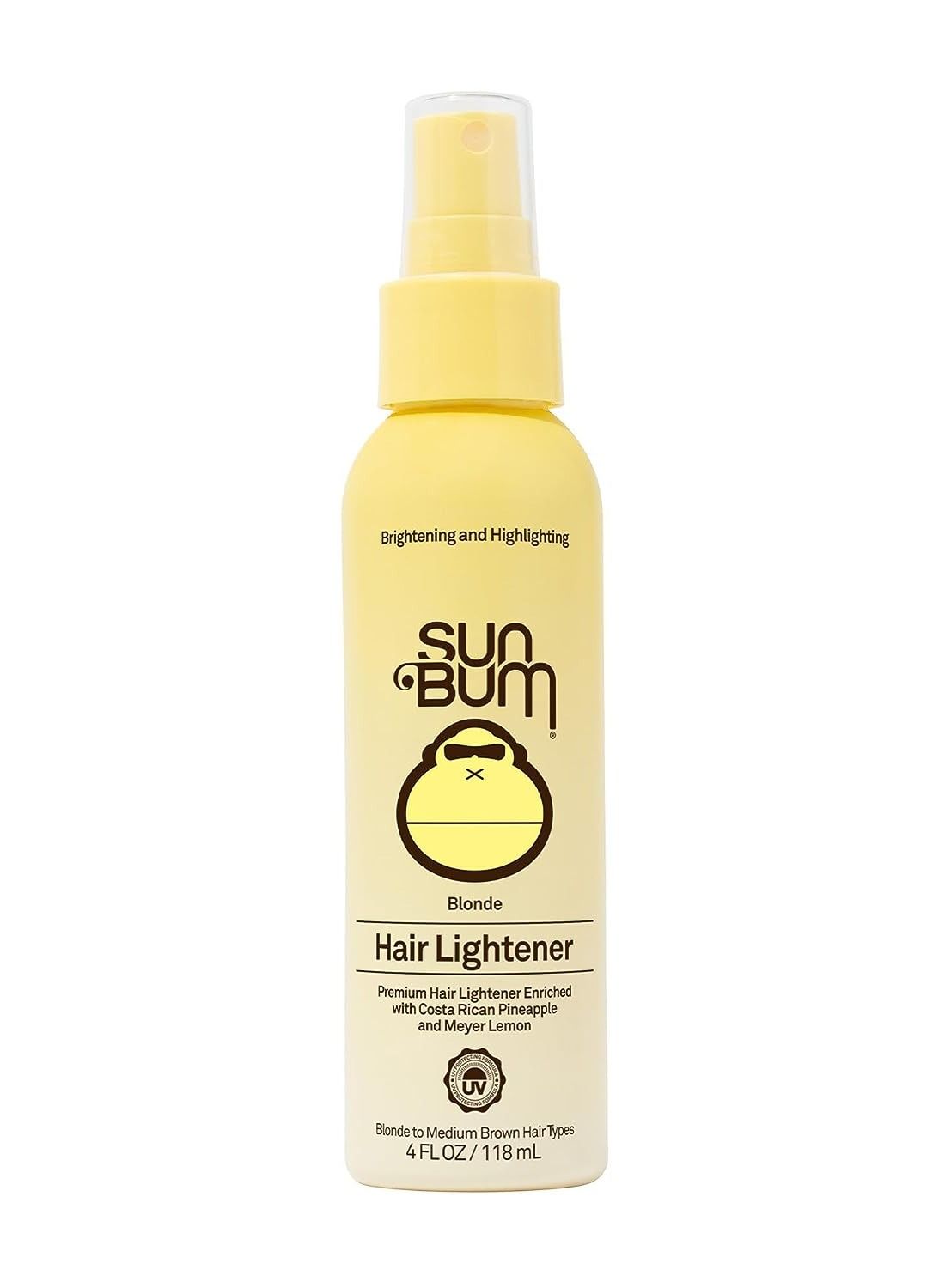 Blonde Formula Hair Lightener Spray Bottle For Blonde to Medium Brown Hair Types
