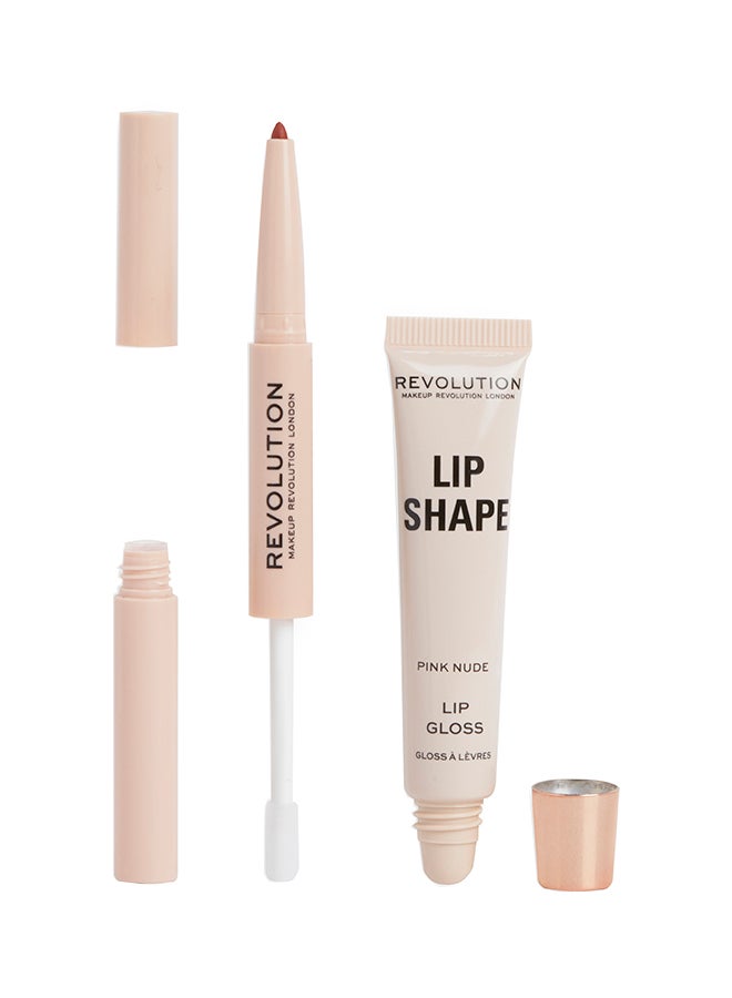 Makeup Revolution Lip Lift Kit Pink Nude