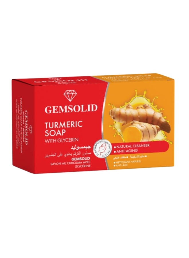 Gemsolid Turmeric Soap With Glycerin