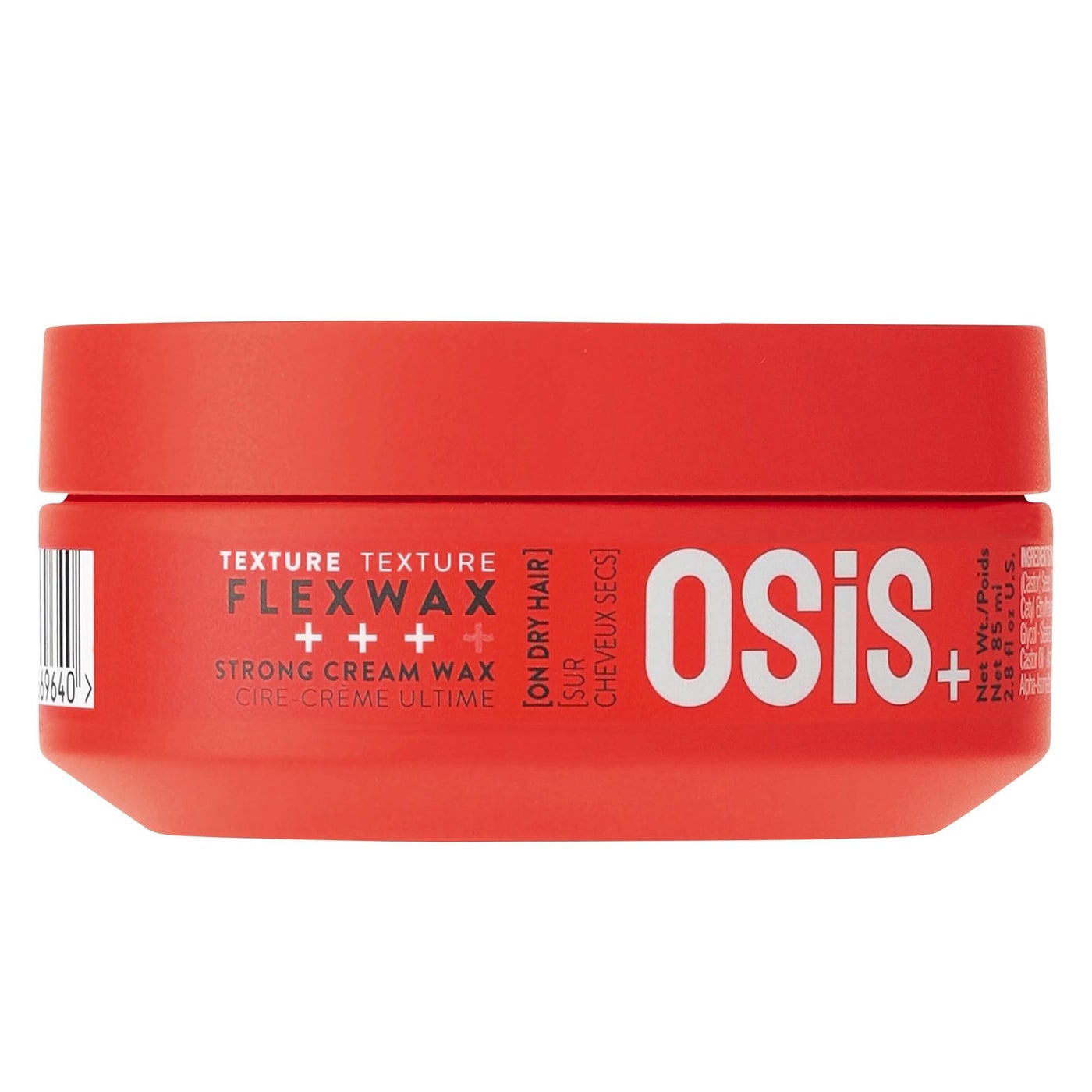 OSiS+ Flexwax â€“ Ultra Strong Cream Wax, 2.8 oz â€“ Long-lasting Hold for Creative Hair Styling â€“ Moldable Texturizing Hair Wax for Wild Styling and Shine â€“ Washes Out Easily