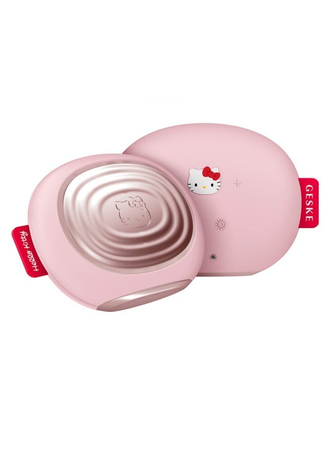 Hello Kitty SmartAppGuided 4-in-1 Sonic Facial Brush In Pink Color For Deep Cleansing & Anti-Aging Massage