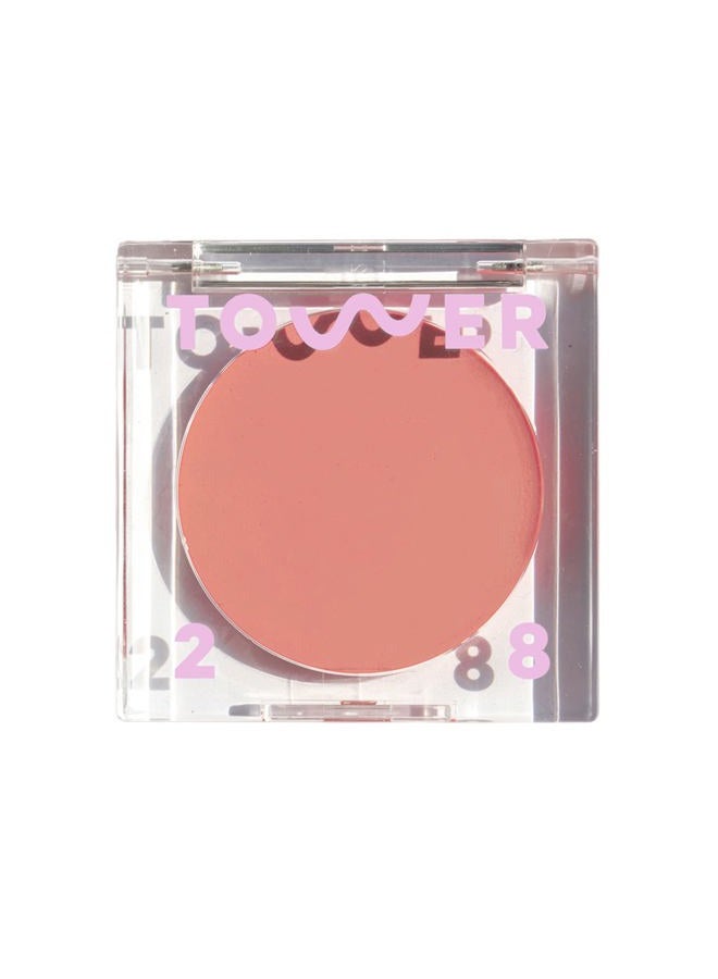Beauty BeachPlease Cream Blush for Cheeks and Lips - Multi-Purpose Lip and Cheek Tint in Rosy Nude - for Sensitive Skin – Color MAGIC HOUR, Luminous Finish