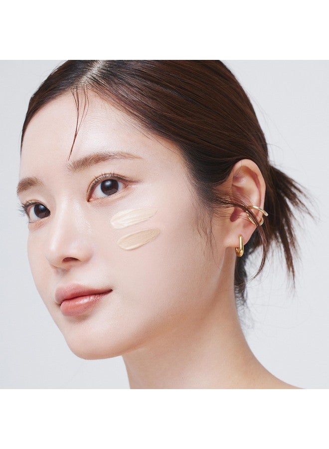 MIZON Vegan Collagen Cushion (15g/ 0.52 oz x 2 ea) Healthy and glowing look, Medium coverage compact with SPF38 PA++ Protection, Skincare and makeup INCLUDES REFILL (#23 Sand Beige)