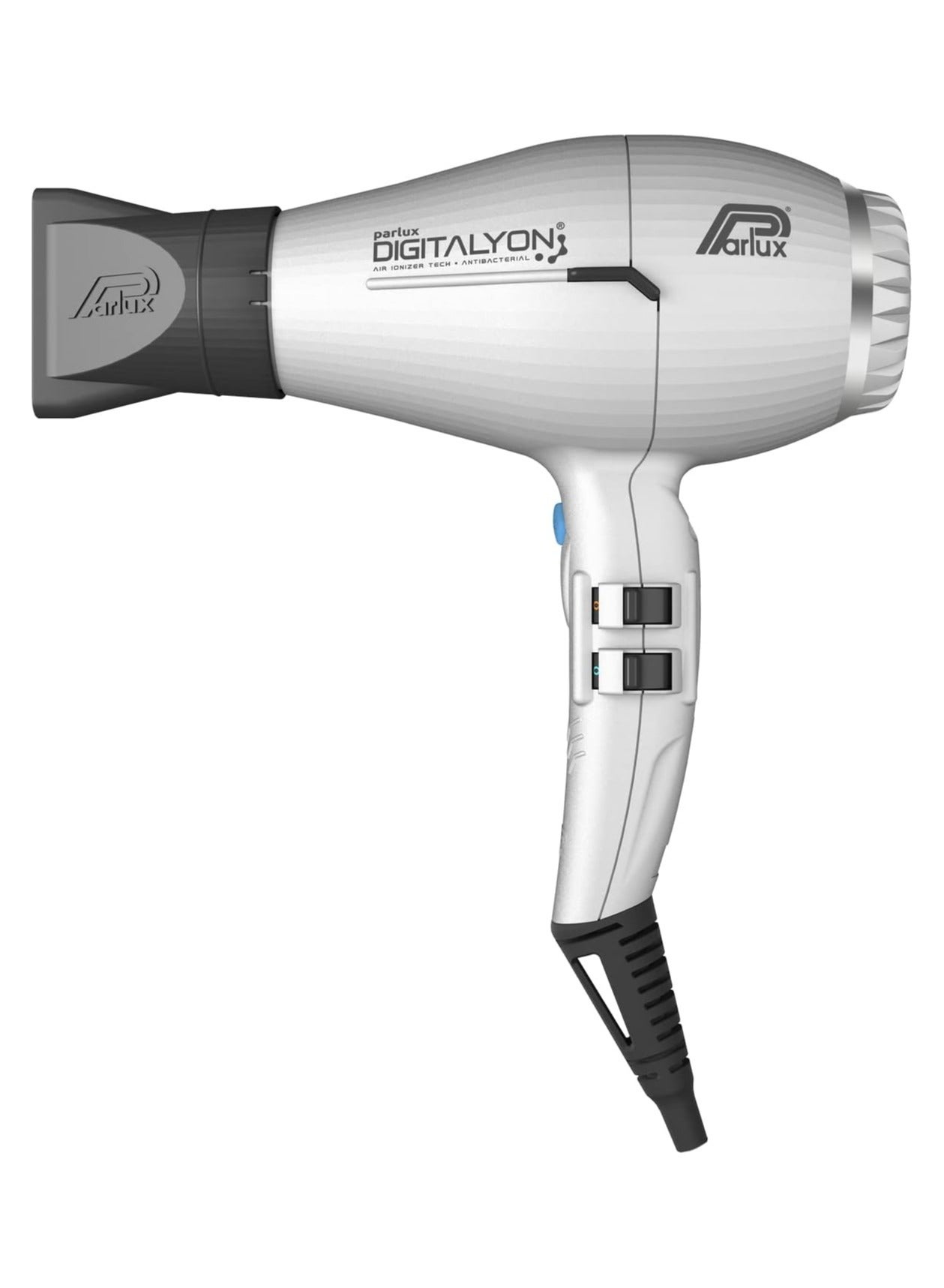 Parlux DIGITALYON Hair Dryer – 2400W Professional BLDS Motor Blow Dryer – Lightweight, Antibacterial with Ionizer Tech for Faster Drying – Eco-Friendly, Quiet Operation, & Durable Design
