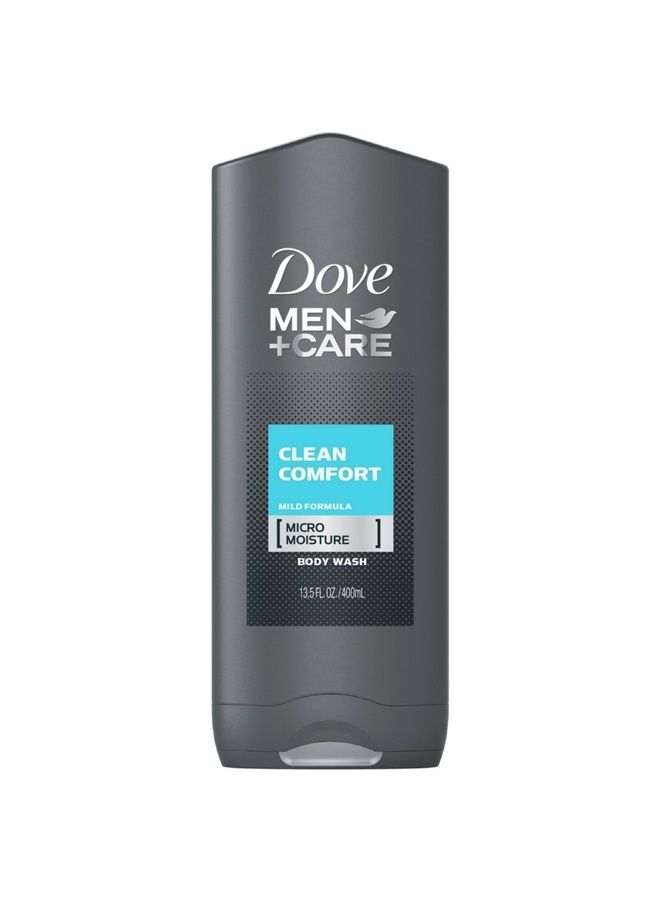 Men + Care Body & Face Wash, Clean Comfort, 13.53 Fl Oz (Pack of 2)