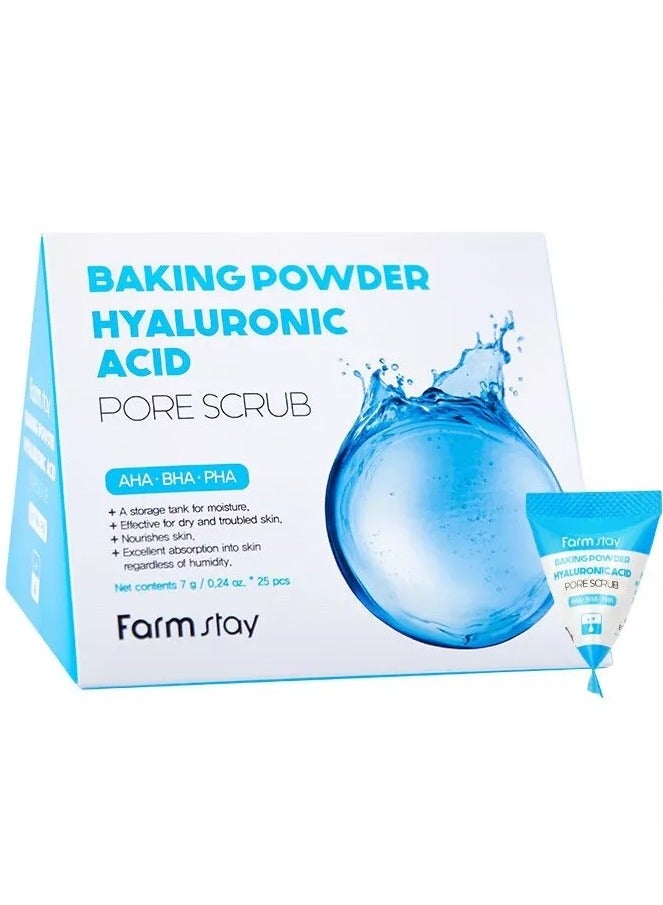 Baking Powder Hyaluronic Acid Pore Scrub 0.24 oz (25 pcs)