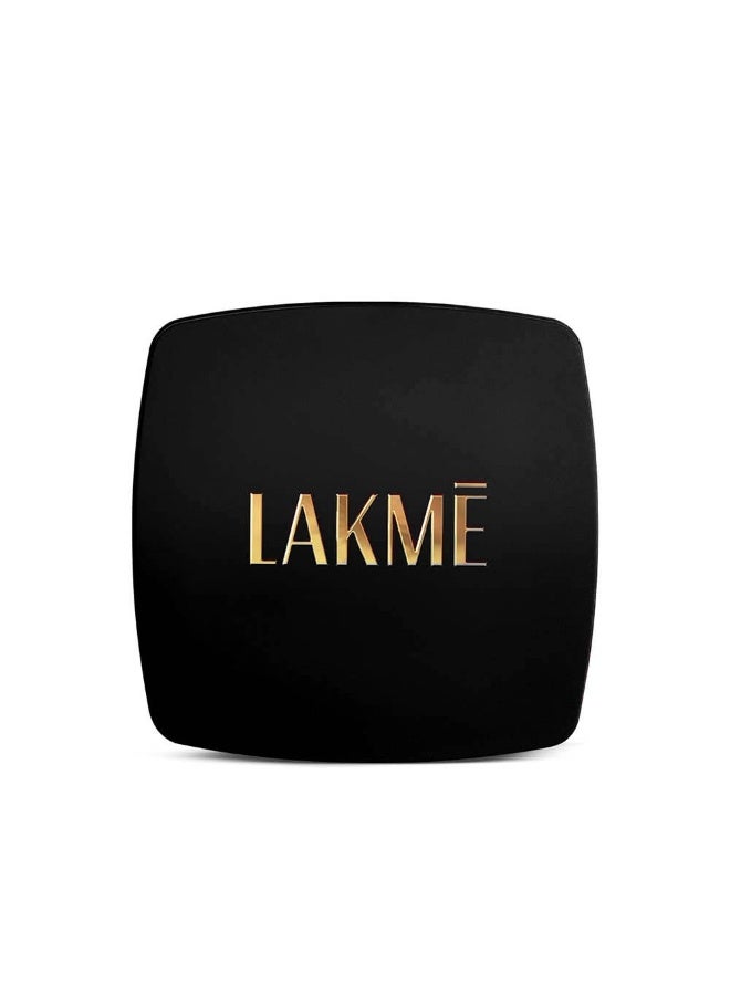 LAKMÉ Forever Matte Compact Smooth Finish Shell 9G Black | Even Toned Look, Lasts For 12 Hrs, For Normal Skin
