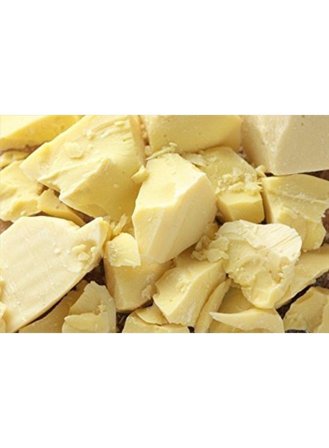 Cocoa (Cacao Butter) Butter, Pure, Raw, Unprocessed. Incredible Quality and Scent. Use for Lotion, Cream, Lip Balm or Body Butter. NON-GMO, Vegan - 1 lb By SaaQin®