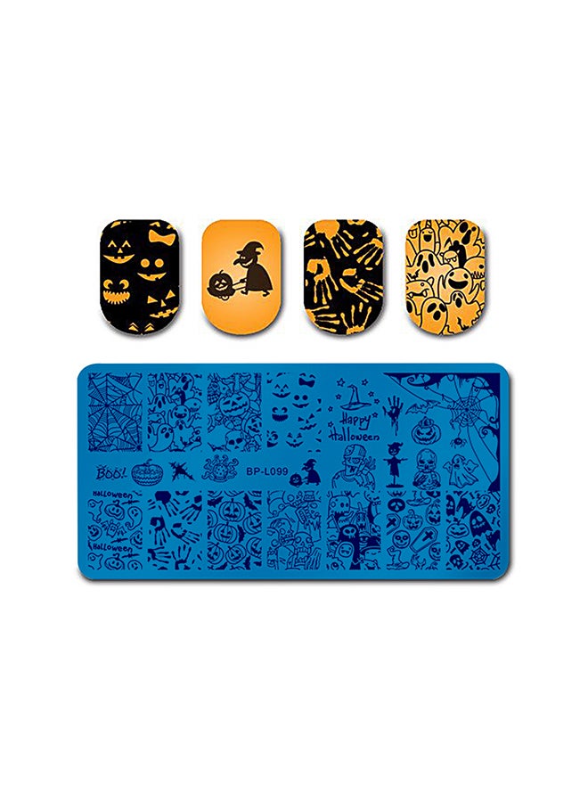 Nail Plates Nail Stamp Templates Metal Manicure Stencils Nail Art Stamping Image Plates For Nail Salon DIY Decoration Medium NSP BPL099