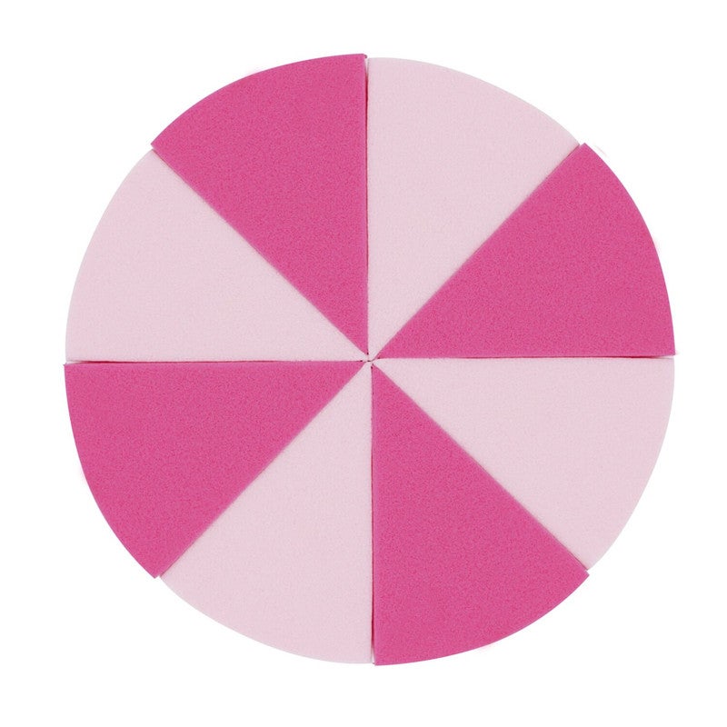 Wedged make up foundation sponge, latex free