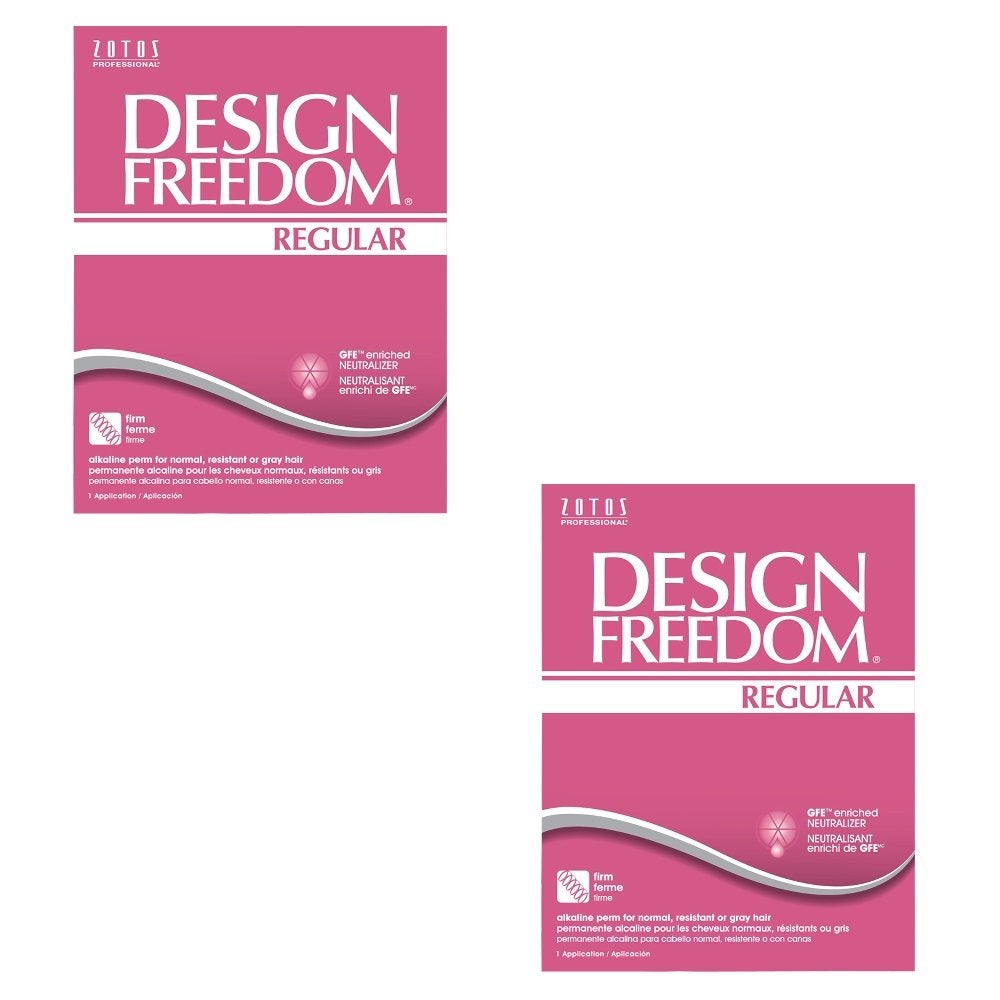Quantum by Zotos Beauty Salon Design Freedom Regular Alkaline Perm Hair HP-40874 (2 Pack) - Unscented, AHA Enriched Neutralizer with Grapefruit Extract for All Hair Types