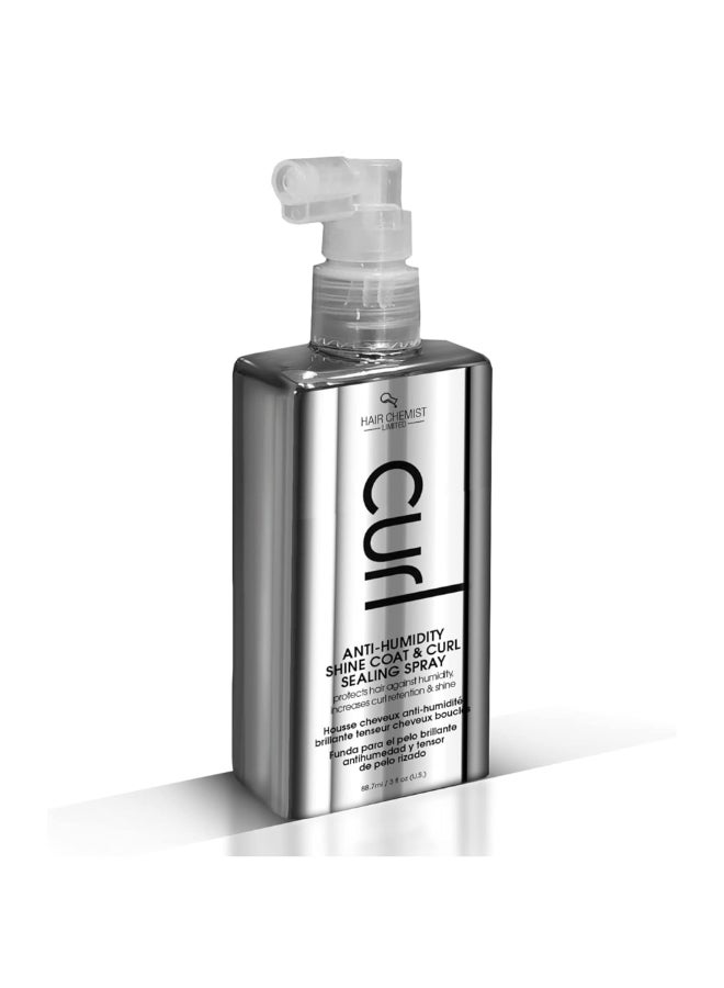 Travel Size Curl Anti-Humidity Curl Sealer for Curly Hair - Defines Curls & Shields Hair from Frizz, Great for On-the-Go Styling (3 oz)