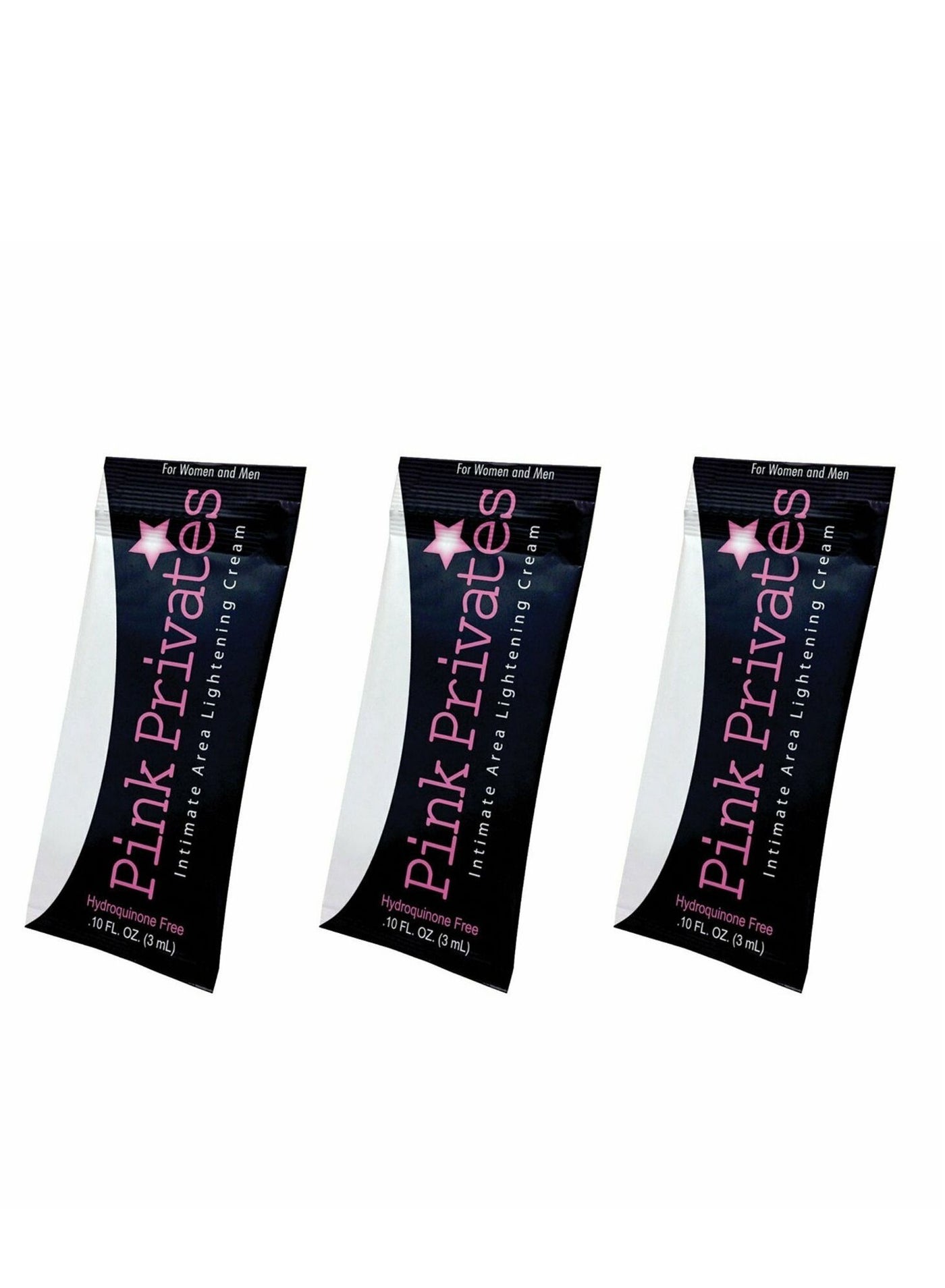 Pink Privates Intimate Area Lightening Cream 3 Packets (3ml)