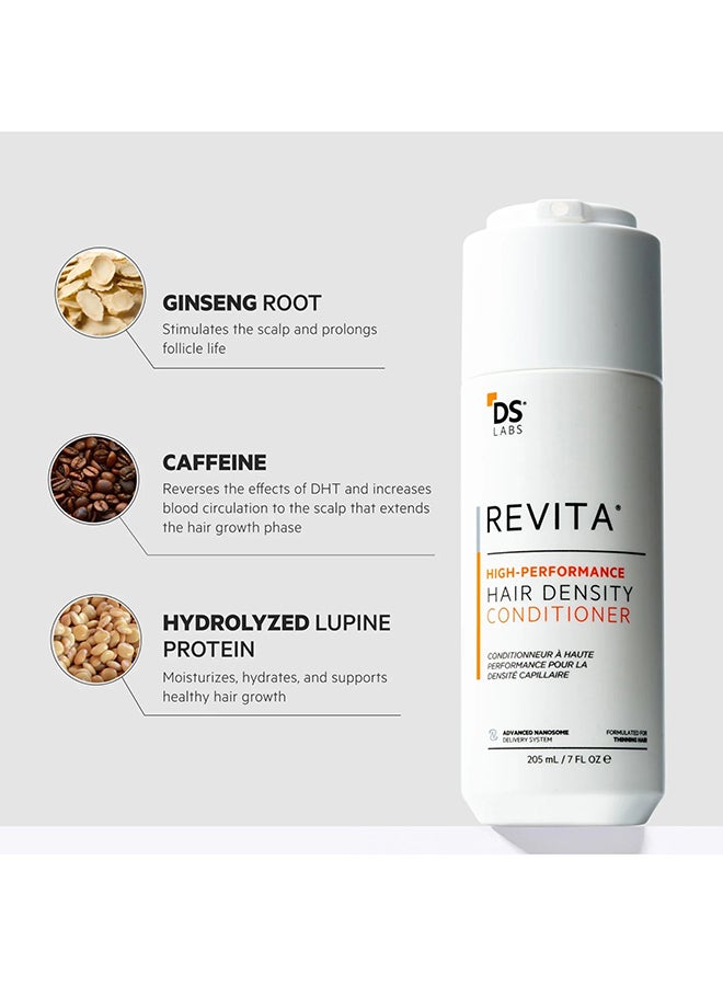 Revita High Performance Hair Density Conditioner For Men & Women - Scalp Refreshing Hydration for Fuller Looking, Weightless Hydration, Caffeine, Turmeric, Sulfate & Silicone Free, Color Safe 205ml - image 2