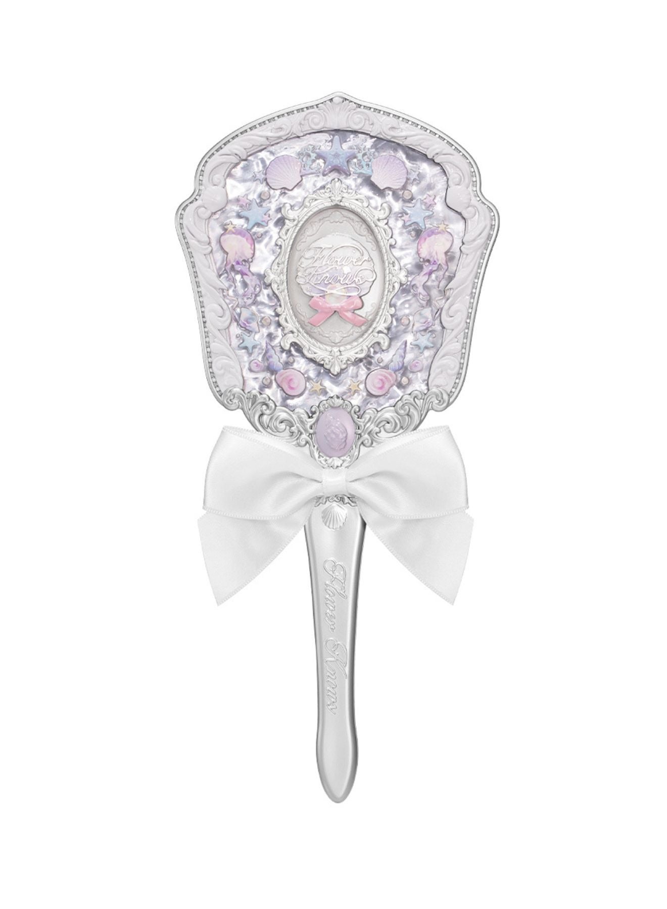 Shell's Jewel Hand Mirror - Pearly White