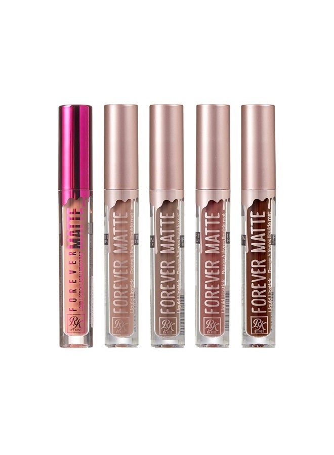 Forever Matte Liquid Lipstick 5 Pack - RFML02&05&07&12&19