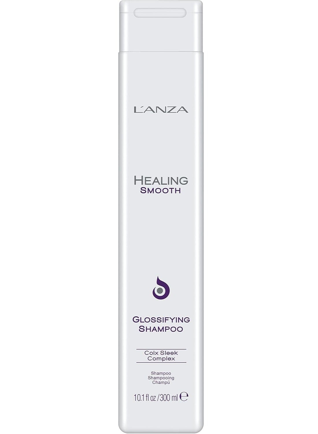 L'ANZA Healing Smooth Glossifying Shampoo, Nourishes, Repairs, and Boosts Hair Shine and Strength for a Perfect Silky-Smooth, Frizz-free Look 300ml